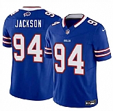 Men & Women & Youth Buffalo Bills #94 Landon Jackson Blue 2025 Draft F.U.S.E. Vapor Untouchable Limited Stitched Jersey,baseball caps,new era cap wholesale,wholesale hats